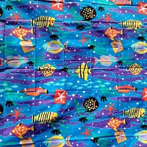 🪸🐟 🛌Complete Set! NWOT 1990s "Coral Reef" Full/Double Sheet Set 🛌🐟🪸